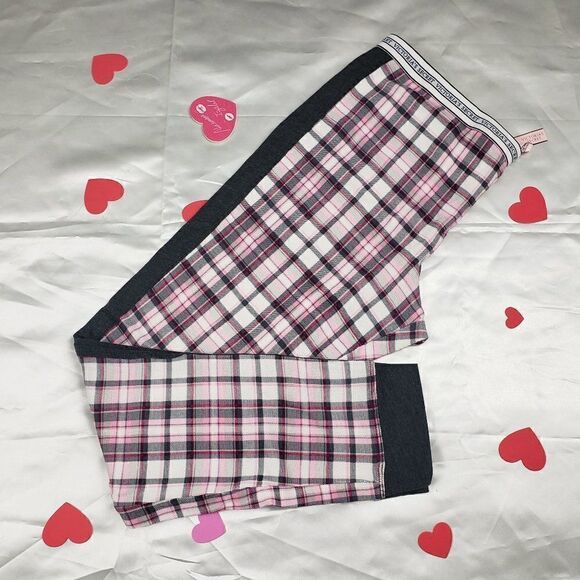 VS Fireside Plaid & Checks Thermal 1 Piece Pajama - Picture 1 of 3